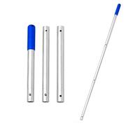 COIL Barre télescopique en aluminium pour nettoyage de piscine - Réglable - Pour épuisette - Brosse - Résistant aux intempéries et stable