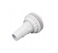 COIL Buse d'entrée de piscine 32/38 mm avec direction de jet réglable | Raccord pour piscine hors sol | Alésage de 58 mm | Filetage de 48 mm pour LED/fontaine