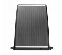 COIL Chauffe-piscine solaire, Panneau solaire, Chauffage de piscine, Capteur solaire, Chauffe-eau solaire pour piscine, Panneau solaire avec pieds réglables, Réservoir : 15 litres