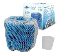 COIL Pool Blue Lot de 20 balles filtrantes pour Piscine - Filtre à Eau écologique réutilisable - Compatible avec Les filtres de Type VI et Type S1 - Réduit Les bactéries - 40 g (Bleu)