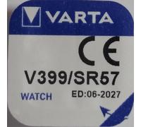 Coin Cell 399, Varta V399, SR57, SR927W, 42mAh by AccuPower