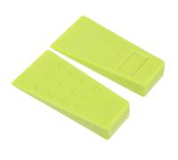 Coin D’abattage Vert 5 Pouces en Plastique, Lot de 2 | Outil de Bûcheronnage, Léger et Facile à Ranger, pour Guidage D’abattage Arrière