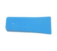 Coin de Bûcheronnage 6 Pouces ABS pour Abattage d'arbre | Coin à Pointes pour Arbre Abattu, Compatible Tronçonneuse, Usage Intensif, Bleu, pour Fendre le Bois