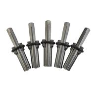 Coin Pour Fendre Le Bois 5 jeux de cales à plumes 916 pouces | Robustesse, outils manuels for diviser les pierres de roche 14 mm