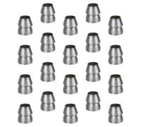 Coins de Fixation de Hache Ronds en Fer, 20 Pièces, Argenté | Bavure, Installation Facile, pour Manche Rond, Accessoires D’installation de Hache, Usage Menuiserie
