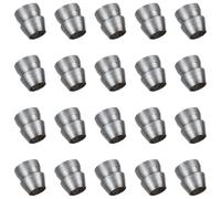 Coins Ronds en Fer pour Fixation de Manche de Marteau 20 Pièces | Argenté, sans Bavure, Pièce de Rechange pour Réparation, Accessoires de Fixation pour Menuiserie