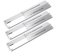 Coisien Universal Plaque chauffante 34 à 53,3 cm,Pièces réglable adaptées à la Plupart des modèles de Gril à gaz,echange Universelle pour diffuseur de Chaleur (92381-3)