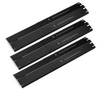 Coisien Universal Plaque chauffante 34 à 53,3 cm,Pièces réglable adaptées à la Plupart des modèles de Gril à gaz,echange Universelle pour diffuseur de Chaleur (Noir-3PC)