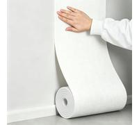 COITROZR Papier Peint Isolant Thermique Autocollant 5mm Épais | Protection Contre Le Froid Et Les Moisissures,Revêtement Mural XPE Mousse, Décoration Intérieure(White,100X50X0.5CM)