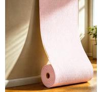 COITROZR Revetement Mural Adhesif 5mm,Rouleau Isolant Thermique | Papier Peint Moderne Autocollant, Chambre Matériau Mousse XPE Coussin Mural pour Salon Isolant Et Pour Salon(Pink,0.5X10M)