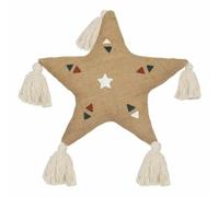 Cojín Estrella de Yute - 40x40 cm