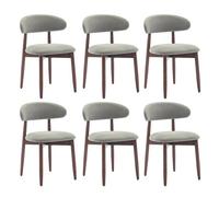 COLAMY Lot de 6 Chaises, robustes et élégantes, style nordique minimaliste, idéales pour salle à manger et cuisine - Vert