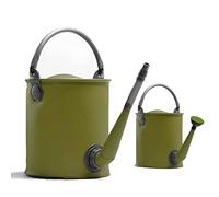 Colapz Seau Pliable 9L, sans BPA, Vert Olive - Arrosoir, Bidon à Eau Portatif pour Douche Portable, Maison et Jardin - Arrosoir Rétractable 2 Embouts pour Caravane - Lavage, Pêche, Vaisselle Bivouac