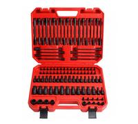 Colcolo 107 Pièces Embouts de Visseuse Embouts Tournevis Douilles Porte-embout et Adaptateur Trousse Complète en Acier avec Coffret Résistant Adapté aux