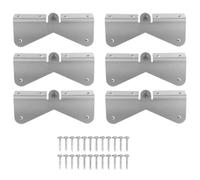 Colcolo 6 Pièces Rallonge Drainage Robuste Finition Métallique Argentée, Support Rallonge Gière Vis Fixation, til Professionnel, pr Jardinage