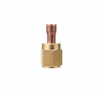 Colcolo Adaptateur de Climatisation Raccord Pipe Connecteur Tuyau Conversion avec Écrou Évasé Vers en Laiton et Cuivre Étanche Résistant Exigences Joint sans, 2 Fen