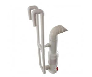 Colcolo Aquatic Oxygenator Poussoir d'eau de Bassin Assemblage de Tuyau PVC Corps Cylindrique Vertical Joints en Coude Finition Lisse Guidage du Mouvement de, Modèle 110