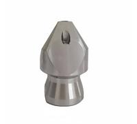 Colcolo Buse de Nettoyage de Canalisation en Acier Inoxydable pour Tuyau Bloqué Jet de Curage Filetage M22 Petite Taille Orientable Robuste Pratique pour, 3/4 Pouce Filetage Femelle