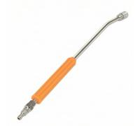 Colcolo Buse d'Extension pour Nettoyeur Haute Pression Rallonge Lance Embout Pièce INOX 40 Cm Connexion Rapide M14 Poignée avec Gaine de Maintien Adaptée aux, Orange, 60 Cm