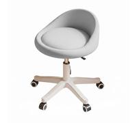Colcolo Chaise de Coiffure Réglable Chaise de Maquillage Fauteuil Seau Chaise à roulettes Chaise d'Intérieur Coussin et Rembourrage Soutiens Ergonomiques, Gris