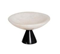 Colcolo Compotier sur édestal Polyvalent Compotier Base Haute Élégant Décorative sur Base pr Étagère, Petit