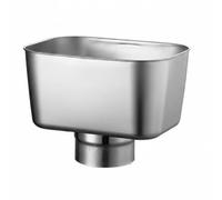 Colcolo Drainage Toit Entonnoir de Toit Système de Drainage Pluvial Acier Inoxydable Facile à Installer Résistant à l'Usure Convient pour Toitures Installateurs Projets, Ø76-304