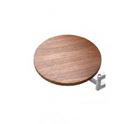 Colcolo Étagère Murale Aluminium Pliante Tablette Compacte Étagère de Présentation Support Mural Fermeture Rabattable et Style, Diamètre 280mm, Style to 3