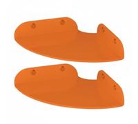 Colcolo Étagère Murale en Acrylique Support d'angle Rangement Compact Mural Présentoir Pratique Adapté pour Organisation Bureau Salon Cuisine Maison, 24 24 3cm, Orange