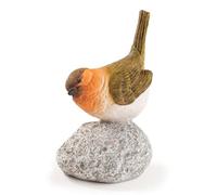 Colcolo Figurine Oiseau Résine Statuette Oiseau Sculpture Décorative Ornement Texturée Stable et Rendu Réaliste Adaptée au Salon Bureau Étagère Jardin Maison, Oiseau Tête Baissée