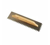 Colcolo Grattoir à Joints de Carrelage Outil de Carreleur Spatule Raclette Tuiles Poignée Ergonomique Design Fonctionnel Matériau Robuste Adapté à Travaux de Rénovation DIY, 48CM, Dents 15x15