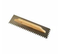 Colcolo Grattoir à Joints de Carrelage Outil de Carreleur Spatule Raclette Tuiles Poignée Ergonomique Design Fonctionnel Matériau Robuste Adapté à Travaux de Rénovation DIY, 48CM, Dents 12x12