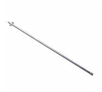 Colcolo Ground Anchor Driver Barre de Frappe Outil d'ancrage Tige d'Enfoncement Métal Plein Finition Gris Argent Guidage d'Impact Ouverture Intérieure Définie