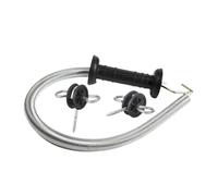 Colcolo Kit de poignée de Porte pour Portail de clôture électrique, poignée de Remplacement Facile à Installer avec Ressort, quincaillerie pour clôture de, Style B