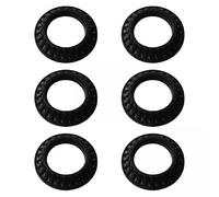Colcolo Lot de 6 Anneaux de Protection Enfichables avec Anneau de Retenue pour Douille, Fabriqués En Polypropylène (PP) Robuste et Résistant Aux Températures, 6 pièces