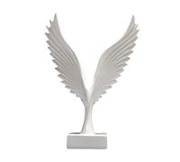 Colcolo Nordique Statue Aigle Abstrait Figurine résine Sculpture Animal pour Collection hôtel Bureau Armoire décoration, Blanche