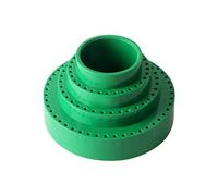 Colcolo Organisateur de support de foret, support d'outil de meulage boîte de rangement trois couches outils de fabrication de bijoux forme ronde mallette de, VERT