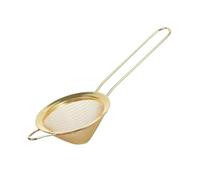 Colcolo Passe-thé à thé, Tamis Conique à Barre métallique, passoire de l'écumeur à la Rouille, Petit Matcha Tamis Mini glaçage Tamis de Sucre pour la, Or
