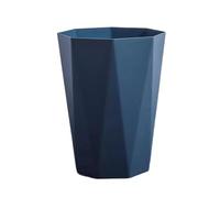 Colcolo Petite poubelle sans couvercle, légère et moderne, idéale pour la buanderie, la salle de bain ou une chambre d'étudiant, Bleu