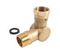 Colcolo Raccord Pivotant en Laiton Raccord Coude Adaptateur Matériau en Laiton Massif Résistant à la Rotation 360 et Bascule 180 pour Éviter les