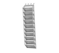 Colcolo Rack de Chaussures suspendues, derrière Les Cadeaux de Porte, Placard de Rangement de Chaussures de Rangement de Chaussures Oxford en Tissu, Gris