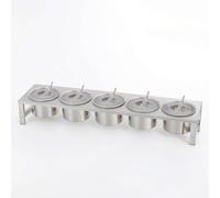 Colcolo Station à Condiments Distributeur Organisateur Plateau Bac Support Acier Inoxydable 304 avec Cuillères Deux Inserts Grande Capacité Incliné Compact, style to 3