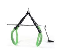 Colcolo Support de Bovin Lève-Vache Lève-bovin Treuil Lève-bétail Armature Triangulaire Solide avec Barre Filetée Réglage Jusqu’à 78 Cm Capacité 1000 Kg