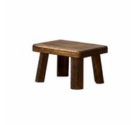 Colcolo Tabouret Bas en Bois Composite Tabouret Carré Repose-Pieds Banc d'Appoint Siège d'Entrée Style Classique Fabrication, Tabouret en Bois Massif, Grande Taille