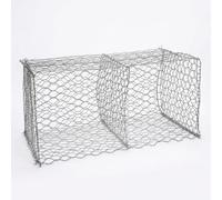 Colcolo Treillis Galvanisé Maille Métallique Grillage Fil Acier Revêtement PVC Structure Solide pour Bricolage Construction Jardinage Usage Intérieur, 8 * 10
