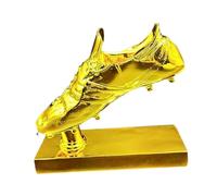 Colcolo Trophée de Football Trophée de Football Cadeau d'anniversaire Souvenir Figurine Trophée en résine pour Meubles Bureau Fête Faveurs, Base en Or