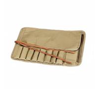 Colcolo Trousse d'Outils Rouleau Organisateur de Rangement Sac Pochette Étui en Toile 8 Compartiments avec Liens de Fermeture pour Protéger Les Pointes