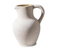 Colcolo Vase en céramique pour Composition Florale, Cadeau de Pendaison de crémaillère, Vase décoratif, Centre de Table pour bibliothèque, entrée, Cuisine de, Blanc