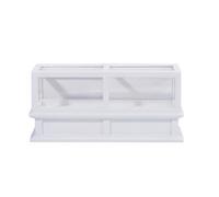Colcolo Vitrine Blangerie Miniature Style Campagne Américaine Vitrine Panneaux Arayant Arayant,