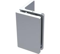 Colcom équerre 90 degrés verre mur TK 45kg, laiton chromé poli