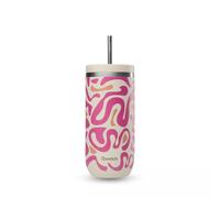 COLD CUP isotherme double paroi en Inox Qwetch 600 ml WAVES sable